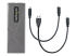 StarTech.com USB-C 10Gbps to M.2 NVMe or M.2 SATA SSD Enclosure, Tool-free M.2 PCIe/SATA NGFF SSD Enclosure, Portable Aluminum Case, USB Type-C & USB-A Host Cables, For 2230/2242/2260/2280 - Bovenkant
