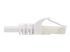 Eaton Tripp Lite Series Safe-IT Cat6a 10G Snagless Antibacterial UTP Ethernet Cable (RJ45 M/M), PoE, White, 20 ft. (6.09 m) - Close-up
