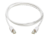 Eaton Tripp Lite Series Safe-IT Cat6a 10G Snagless Antibacterial S/FTP Ethernet Cable (RJ45 M/M), PoE, White, 3 ft. (0.91 m) - Bovenkant