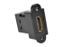 Eaton Tripp Lite Series HDMI Coupler Keystone Panel Mount F/F Black - Linkerkant