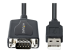 StarTech.com 1m USB Serial Converter Kabel, USB naar Serial Adapter - Voorkant