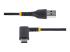 StarTech.com 6in (15cm) USB A to C Charging Cable Right Angle, Heavy Duty Fast Charge USB-C Cable, USB 2.0 A to Type-C, Durable and Rugged Aramid Fiber, 3A, S20/iPad/Pixel - Voorkant