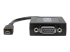 Eaton Tripp Lite Series Micro HDMI to VGA Adapter Converter with Audio Smartphone / Tablet / Ultrabook - Rechterkant