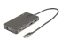 StarTech.com USB C Multiport Adapter, HDMI 4K 30Hz of VGA Travel Dock, 5Gbps USB 3.0 Hub (USB A/C Ports), 100W Power Delivery, SD/Micro SD Card Reader, GbE, 30cm Kabel, USB C Mini Dock (DKT30CHVSDPD) - Linkerhoek