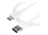 StarTech.com 2m USB A naar USB C Lader Kabel, Rugged Fast Charge & Sync USB 2.0 naar USB Type C Data Kabel met TPE Aramidevezel Mantel, M/M, 3A, Wit, Samsung S10, iPad Pro, Pixel (RUSB2AC2MW) - Rechte hoek