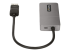 StarTech.com 3-Port MST Hub, DisplayPort to Triple HDMI Monitors, 4K 60Hz, DP 1.4 Multi-Monitor Video Adapter with 1ft (30cm) Built-in Cable, USB Powered, Windows Only - Rechterkant