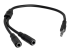 StarTech.com 4 Position to 2x 3 Position 3.5mm Headset Splitter Adapter - Linkerhoek