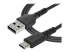 StarTech.com 2m USB A naar USB C Lader Kabel, Rugged Fast Charge & Sync USB 2.0 naar USB Type C Data Kabel met TPE Aramidevezel Mantel, M/M, 3A, Zwart, Samsung S10, iPad Pro, Pixel (RUSB2AC2MB) - Rechte hoek