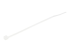 StarTech.com 10cm(4") Cable Ties, 2mm(1/16") wide, 22mm(7/8") Bundle Diameter, 8kg(18lb) Tensile Strength, Nylon Self Locking Zip Ties with Curved Tip, 94V-2/UL Listed, 100 Pack, White - Rug