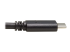Eaton Tripp Lite Series USB-C to USB-A Cable (M/M), USB 3.2 Gen 2 (10 Gbps), Thunderbolt 3 Compatible, 20-in. (50.8 cm) - Close-up