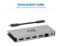 Eaton Tripp Lite Series USB C Docking Station USB Hub 4k w/ HDMI, Gbe Gigabit Ethernet, SD Card Reader, PD Charging - Linkerhoek