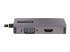 StarTech.com USB C Video Adapter, USB C to HDMI DVI VGA Adapter, Up to 4K 60Hz, Aluminum, Multiport Video Display Adapter for Laptops, Thunderbolt 3/4 Compatible, USB Type C Monitor Adapter - Bovenkant