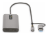 StarTech.com USB-C Multiport Adapter w/Attached USB-C to USB-A Dongle, Dual HDMI (4K30Hz/1080p60Hz), 3x USB-A, Mini Laptop Docking Station, Travel Dock, 1.3ft/40cm Cable - Linkerkant