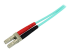 StarTech.com 10m (30ft) LC/UPC to LC/UPC OM3 Multimode Fiber Optic Cable, Full Duplex 50/125Âµm Zipcord Fiber Cable, 100G Networks, LOMMF/VCSEL, <0.3dB Low Insertion Loss - Rechte hoek