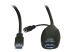 Eaton Tripp Lite Series 10M USB 3.0 SuperSpeed Active Extension Repeater Cable M/F 33ft 33' 10 Meter - Close-up