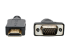 Eaton Tripp Lite Series HDMI to VGA Active Adapter Cable (HDMI to Low-Profile HD15 M/M), 3 ft. (0.9 m) - Close-up