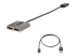 StarTech.com 2-Port DisplayPort MST Hub, Dual 4K 60Hz, DP to 2x DisplayPort Monitor Adapter, DP 1.4 Multi-Monitor Video Adapter w/ 1ft Built-in Cable, USB Powered, Windows Only - Linkerhoek