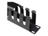 StarTech.com 1U horizontale vingergoot-kabelpaneel met afdekking - Close-up