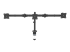 StarTech.com Triple Monitor Arm, Ergonomische VESA Monitor Beugel voor 3 Schermen tot 27", In Hoogte Verstelbaar langs Verticale Arm, Kantelen/Zwenken/Roteren, Bureauklem/Doorvoertule (ARMTRIO) - Voorkant