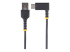 StarTech.com 1ft (30cm) USB A to C Charging Cable Right Angle, Heavy Duty Fast Charge USB-C Cable, USB 2.0 A to Type-C, Durable and Rugged Aramid Fiber, 3A, S20/iPad/Pixel - Voorkant