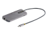 StarTech.com USB C Multiport Adapter, 4K 60Hz HDMI Video, 3-Port 5Gbps USB-A 3.2 Hub, 100W Power Delivery Passthrough, GbE, USB Type-C Mini Travel Dock with Charging, 12in/30cm Cable - Linkerhoek