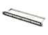 Eaton Tripp Lite Series 24-Port 1U Rack-Mount Shielded Blank Keystone/Multimedia Patch Panel, RJ45 Ethernet, USB, HDMI, Cat5e/6 - Rechte hoek