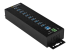 StarTech.com 10-poorts industriële USB 3.0 hub - Rug