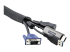 StarTech.com 10ft (3m) Cable Management Sleeve, Trimmable Heavy Duty Cable Wrap, 1.2" (3cm) Dia Polyester Mesh Computer Cable Manager/Protector/Concealer - Close-up