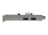 StarTech.com 2-poorts PCI Express (PCIe) SuperSpeed USB 3.0-kaartadapter met UASP - Linkerkant