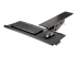 StarTech.com Uitschuifbare Bureau Toetsenbordlade, Full Motion Keyboard en Mouse Tray met Verstelbare Hoogte (25x65cm), Ergonomisch Bureaublad voor Toetsenbord met Muismat en Polssteun (KBTRAYADJ2) - Rechte hoek
