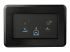StarTech.com Single-Module Conference Table Connectivity Box-Customizable - Bovenkant
