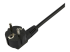 StarTech.com 2m Computer Splitter Stroomkabel, 18AWG, EU Schuko naar 2x C13, 10A 250V, Zwart, AC Vervangkabel, Printer Voedingskabel, PC Power Supply Kabel, UL-Listed (PXT101YEU2M) - Close-up