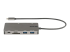StarTech.com USB C Multiport Adapter, HDMI 4K 30Hz of VGA Travel Dock, 5Gbps USB 3.0 Hub (USB A/C Ports), 100W Power Delivery, SD/Micro SD Card Reader, GbE, 30cm Kabel, USB C Mini Dock (DKT30CHVSDPD) - Voorkant