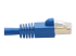 Eaton Tripp Lite Series Cat6a 10G Snagless Shielded STP Ethernet Cable (RJ45 M/M), PoE, Blue, 30 ft. (9.14 m) - Linkerkant