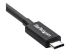 StarTech.com 50cm (1.6ft) Thunderbolt 3 Cable, 40Gbps, 100W PD, 4K/5K Video, Thunderbolt-Certified, Compatible w/ TB4/USB 3.2/DisplayPort - Close-up