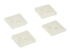 StarTech.com 100 Pack Cable Tie Mounts with Adhesive Tape for 0.13 in. (3.2 mm) Wide Ties, Nylon/Plastic Zip Tie Mounts, Electrical/Network Cable Wrap Mounts / 94V-2 Fire & UL Rated TAA - Linkerhoek