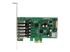 StarTech.com 7-poorts PCI Express USB 3.0 kaart - Voorkant