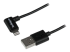 StarTech.com 2 m hoekige zwarte Apple 8-polige Lightning-connector naar USB-kabel voor iPhone / iPod / iPad - Rechte hoek