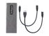 StarTech.com USB-C 10Gbps to M.2 NVMe or M.2 SATA SSD Enclosure, Tool-free M.2 PCIe/SATA NGFF SSD Enclosure, Portable Aluminum Case, USB Type-C & USB-A Host Cables, For 2230/2242/2260/2280 - Voorkant