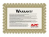 APC On-Site Service 8 Hour 7X24 Response Upgrade to Factory Warranty or Existing Service Contract - Voorkant