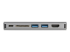 StarTech.com USB C Multiport Adapter, USB-C Mini Travel Dock with 4K HDMI or 1080p VGA, 3x USB 3.0 Hub, SD, GbE, Audio, 100W PD Pass-Through, Portable Docking Station for Laptop/Tablet - Voorkant