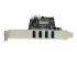 StarTech.com 4-Port USB 3.0 PCI Express Card Adapter - Linkerkant