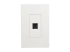 Eaton Tripp Lite Series HDMI Coupler Keystone Panel Mount F/F Black - Voorkant