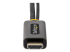 StarTech.com 1ft (30cm) HDMI to DisplayPort Adapter, Active 4K 60Hz HDMI Source to DP Monitor Adapter Cable, USB Bus Powered, HDMI 2.0 to DisplayPort Converter for Laptops/PC - Close-up
