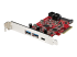 StarTech.com 5-Port USB PCIe Kaart - Linkerhoek