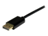 StarTech.com 1 m Mini DisplayPort-naar-DisplayPort 1.2 adapterkabel M/M - Close-up