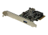 StarTech.com 2-Poorts USB 3.1 (10Gbps) kaart- USB-A, 1x externe, 1x interne - Linkerhoek