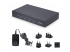 StarTech.com 4-Port KM Switch with Mouse Roaming, USB Switch for Keyboard/Mouse, 3.5mm and USB Audio, Peripheral Sharing for 4 Computers, USB 3.0 Switcher, TAA Compliant - Rechte hoek