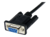 StarTech.com 2 m zwarte DB9 RS232 seriële nullmodemkabel F/M - Close-up