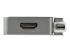 StarTech.com Aluminium A/V reisadapter: 3-in-1 Mini DisplayPort naar VGA, DVI of HDMI - Linkerkant